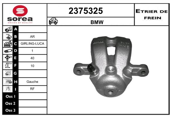 Estribo de freno SEEAC 4375325