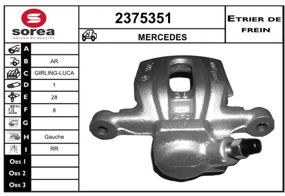 Estribo de freno SEEAC 4375351