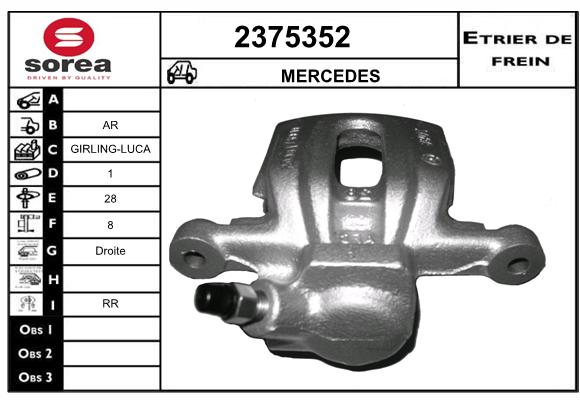 Estribo de freno SEEAC 4375352