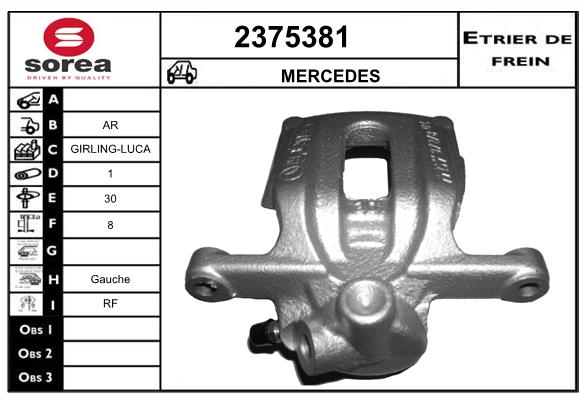 Estribo de freno SEEAC 4375381