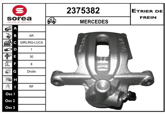 Estribo de freno SEEAC 4375382