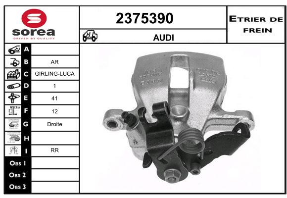 Estribo de freno SEEAC 4375390