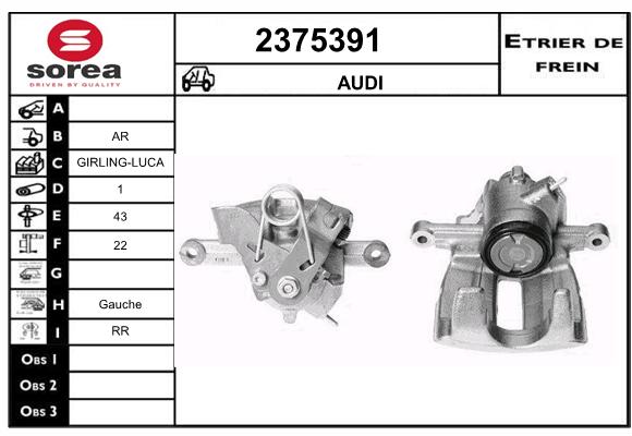 Estribo de freno SEEAC 4375391