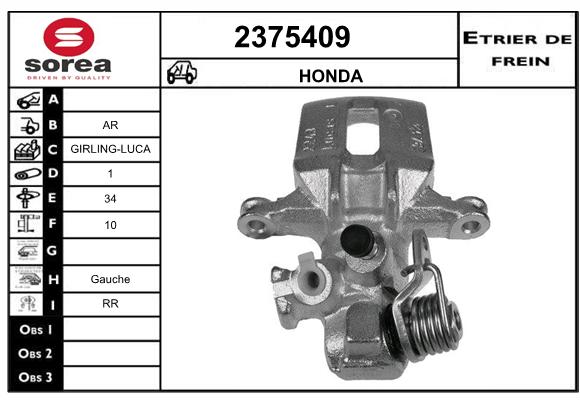 Estribo de freno SEEAC 4375409