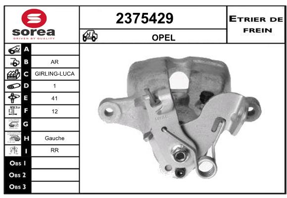 Estribo de freno SEEAC 4375429