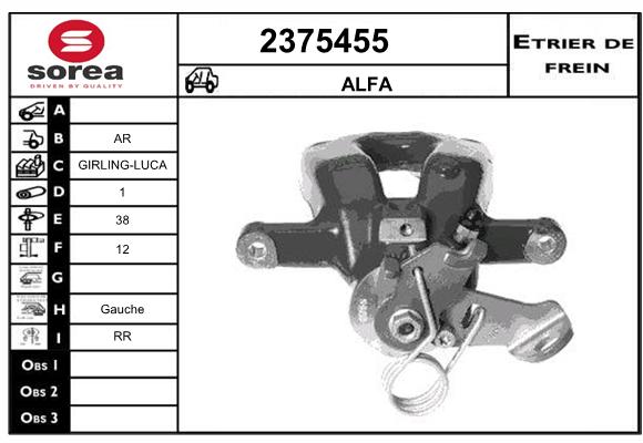 Estribo de freno SEEAC 4375455