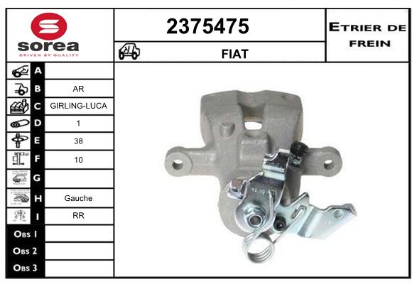 Estribo de freno SEEAC 4375475