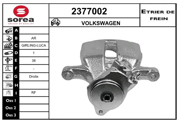 Estribo de freno SEEAC 4377002