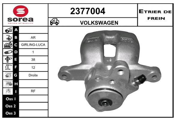 Estribo de freno SEEAC 4377004