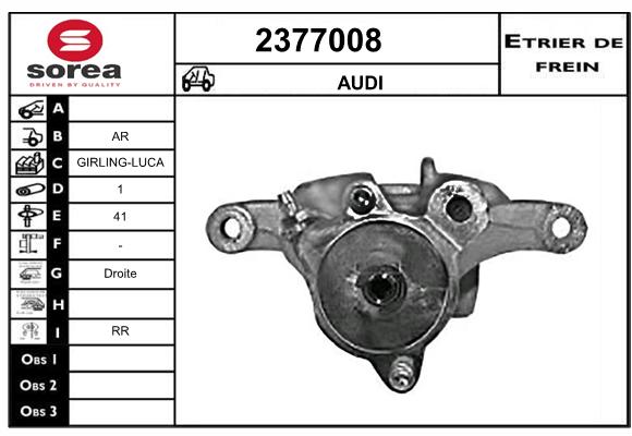 Estribo de freno SEEAC 4377008