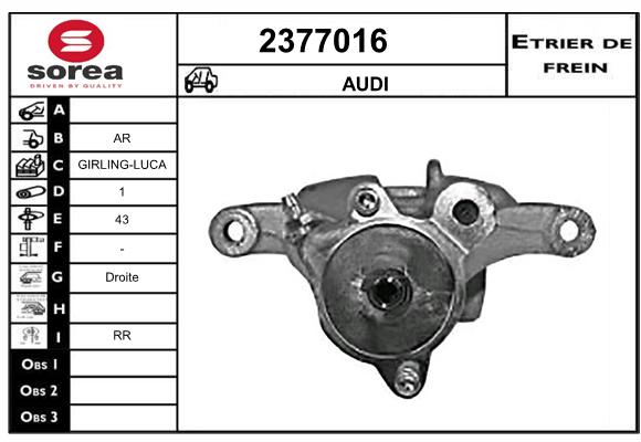 Estribo de freno SEEAC 4377016