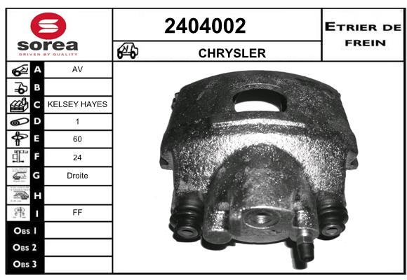 Estribo de freno SEEAC 4404002