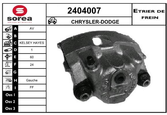 Estribo de freno SEEAC 4404007