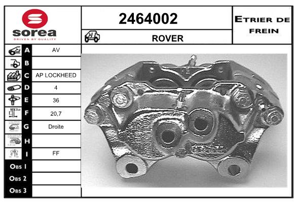 Estribo de freno SEEAC 4464002