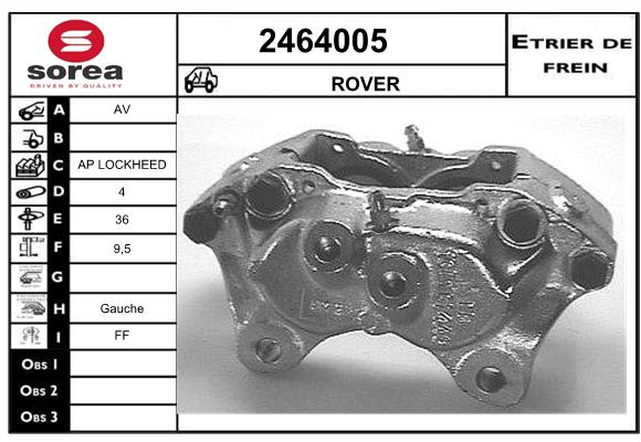 Estribo de freno SEEAC 4464005