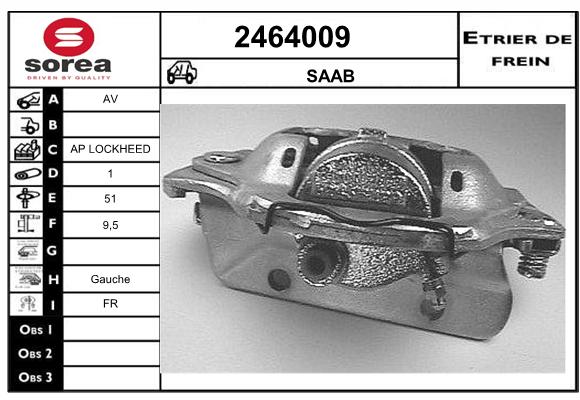 Estribo de freno SEEAC 4464009