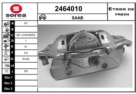 Estribo de freno SEEAC 4464010