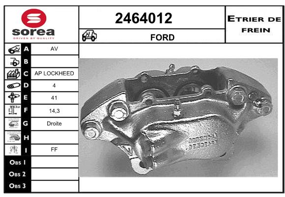 Estribo de freno SEEAC 4464012