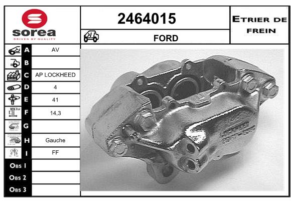 Estribo de freno SEEAC 4464015