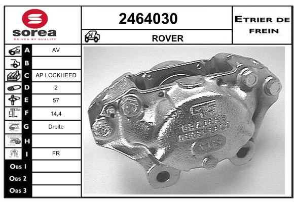 Estribo de freno SEEAC 4464030