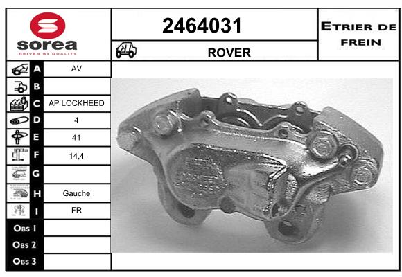 Estribo de freno SEEAC 4464031