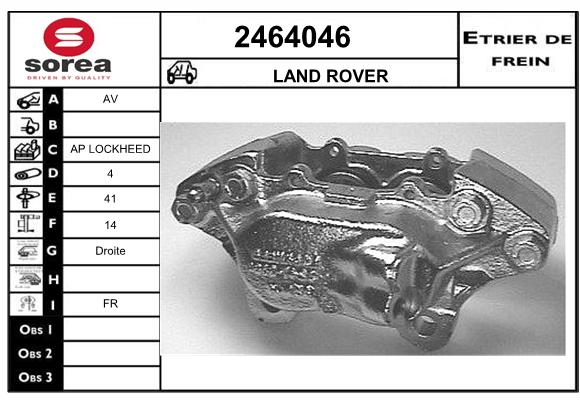 Estribo de freno SEEAC 4464046