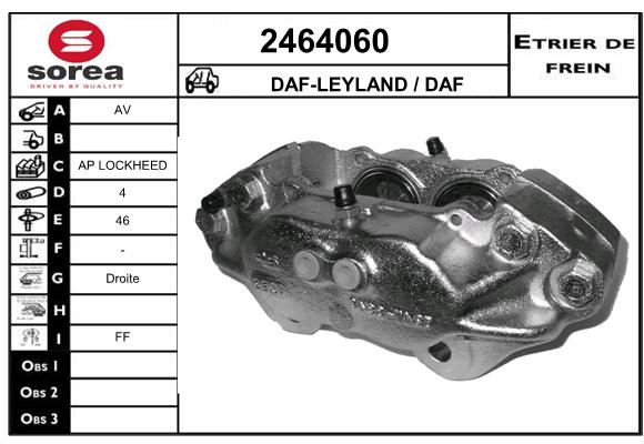 Estribo de freno SEEAC 4464060