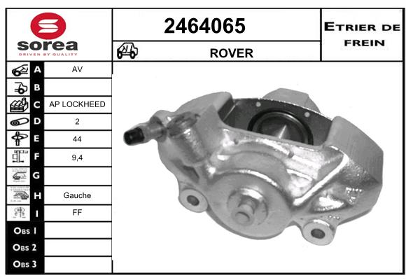 Estribo de freno SEEAC 4464065