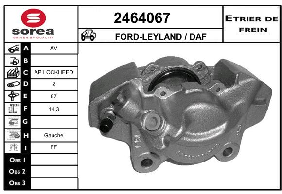 Estribo de freno SEEAC 4464067