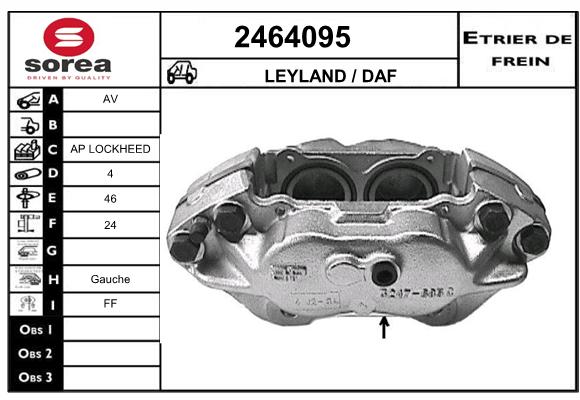 Estribo de freno SEEAC 4464095