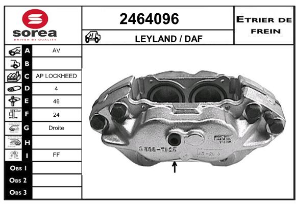 Estribo de freno SEEAC 4464096