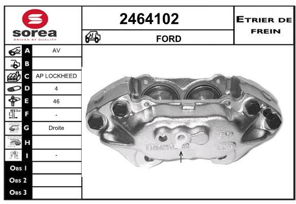 Estribo de freno SEEAC 4464102