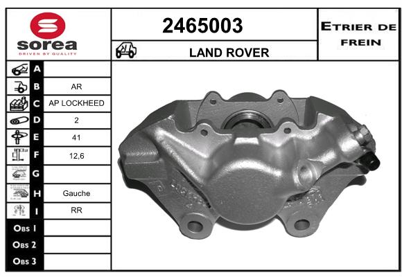 Estribo de freno SEEAC 4465003