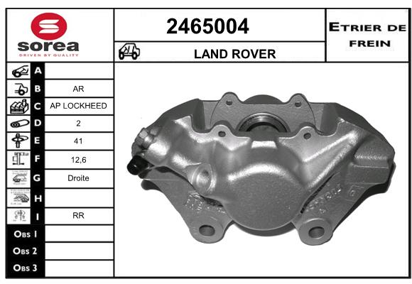 Estribo de freno SEEAC 4465004