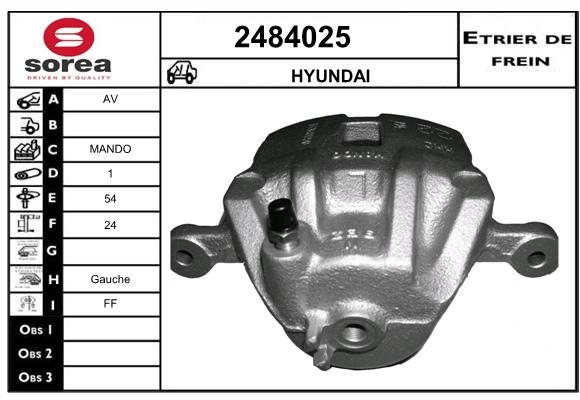 Estribo de freno SEEAC 4484025