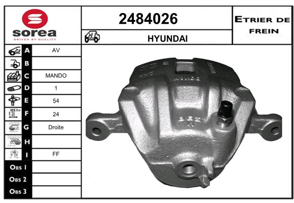 Estribo de freno SEEAC 4484026