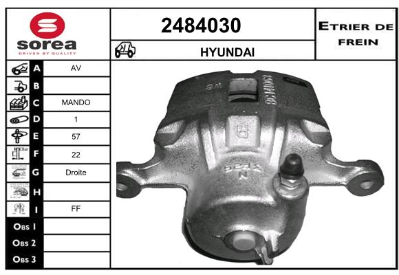 Estribo de freno SEEAC 4484030