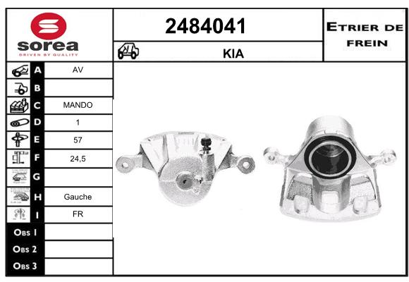 Estribo de freno SEEAC 4484041