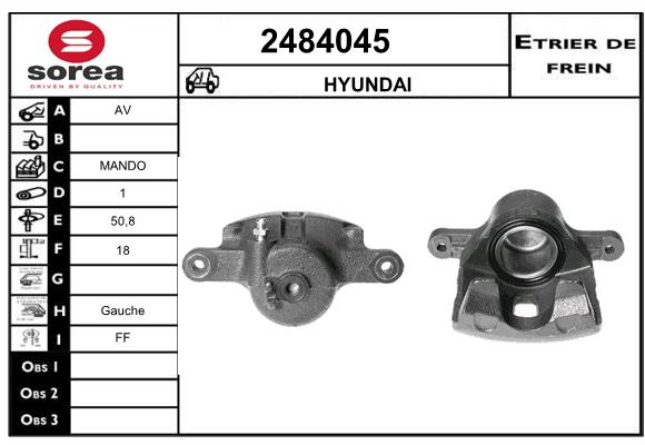 Estribo de freno SEEAC 4484045