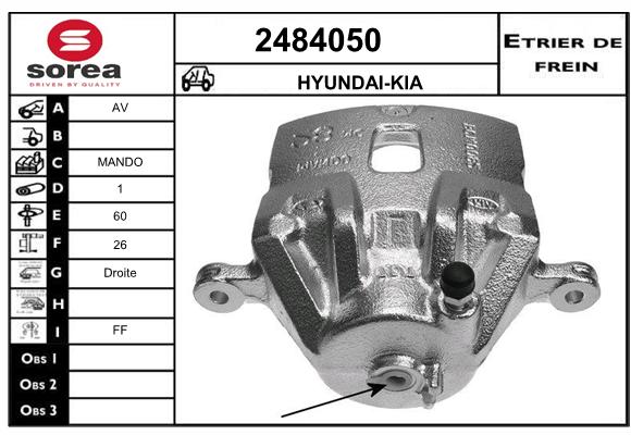 Estribo de freno SEEAC 4484050