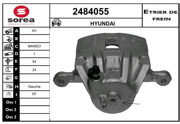 Estribo de freno SEEAC 4484055