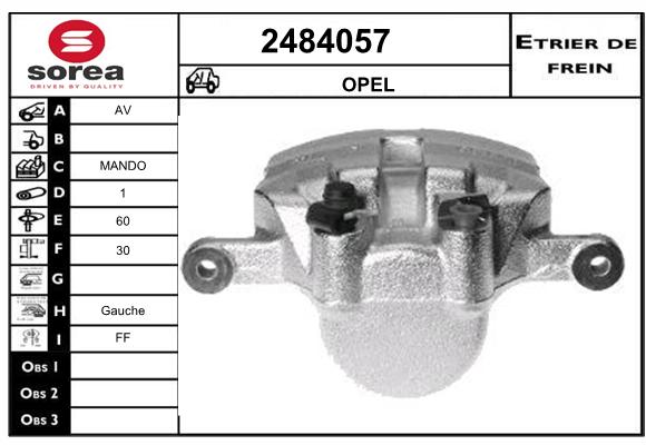 Estribo de freno SEEAC 4484057