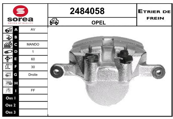 Estribo de freno SEEAC 4484058