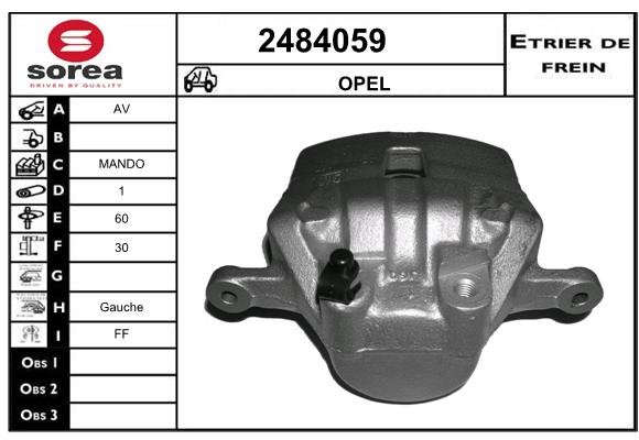 Estribo de freno SEEAC 4484059