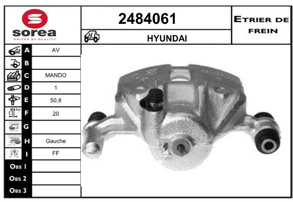 Estribo de freno SEEAC 4484061