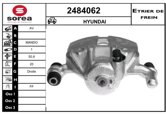 Estribo de freno SEEAC 4484062