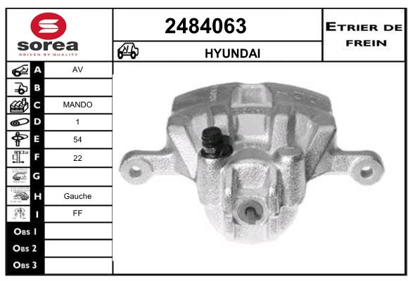 Estribo de freno SEEAC 4484063