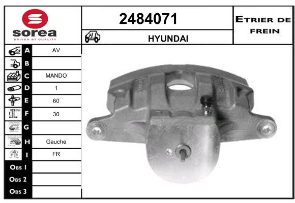 Estribo de freno SEEAC 4484071