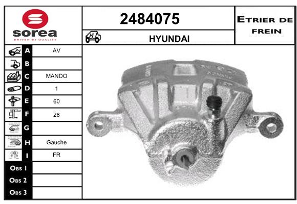 Estribo de freno SEEAC 4484075