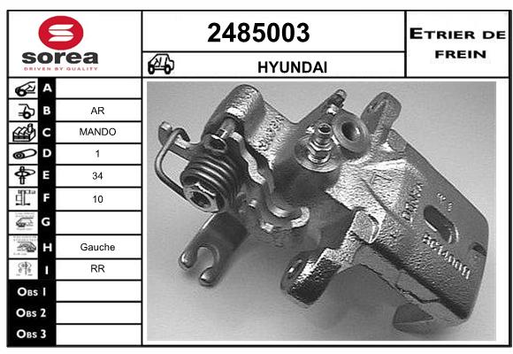 Estribo de freno SEEAC 4485003